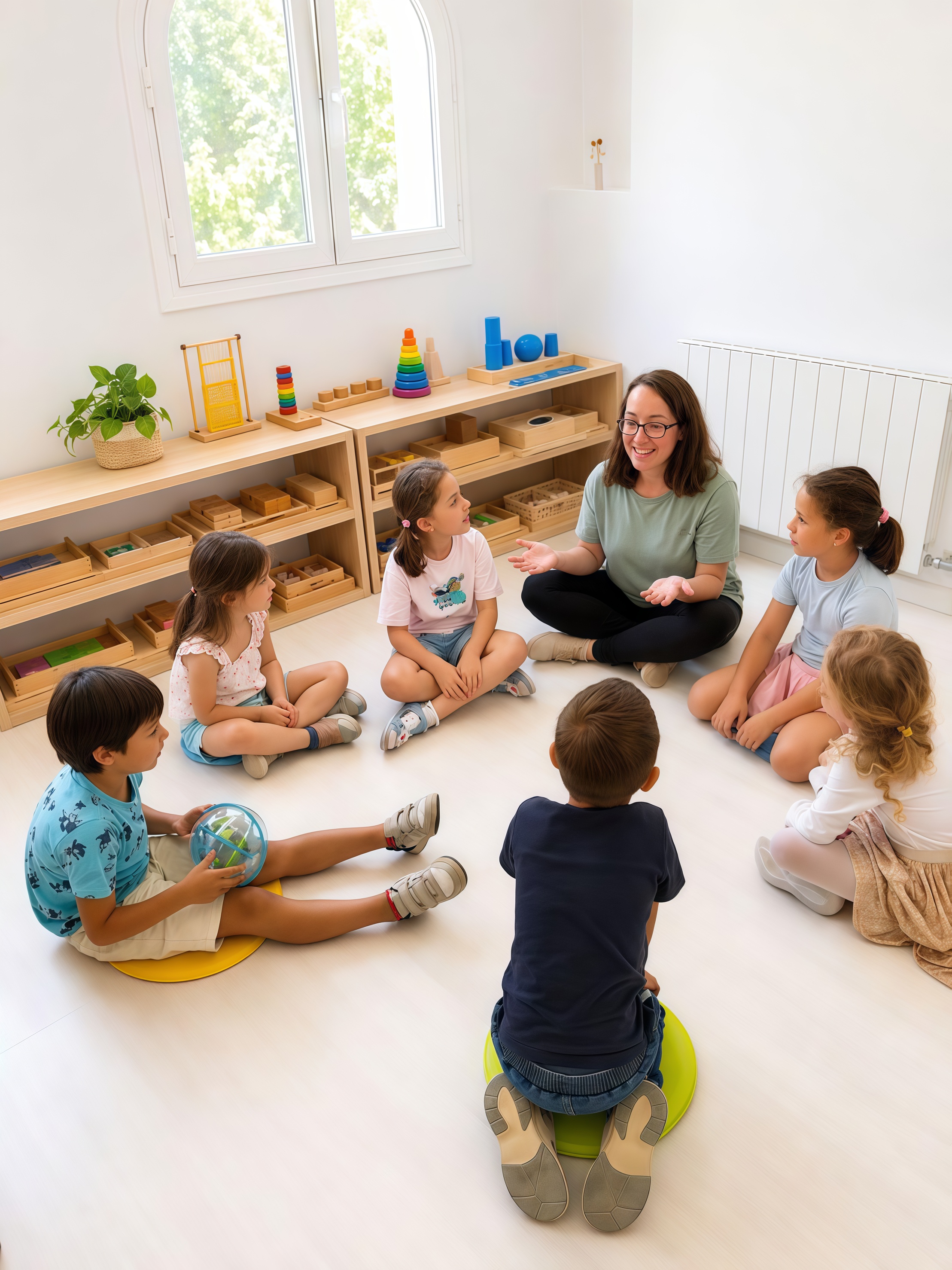 Niños aprendiendo